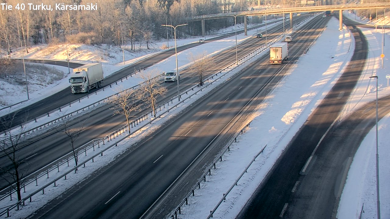 Weather Camera Image Road 40 Turku, Kärsämäki, Turku, Varsinais-Suomi