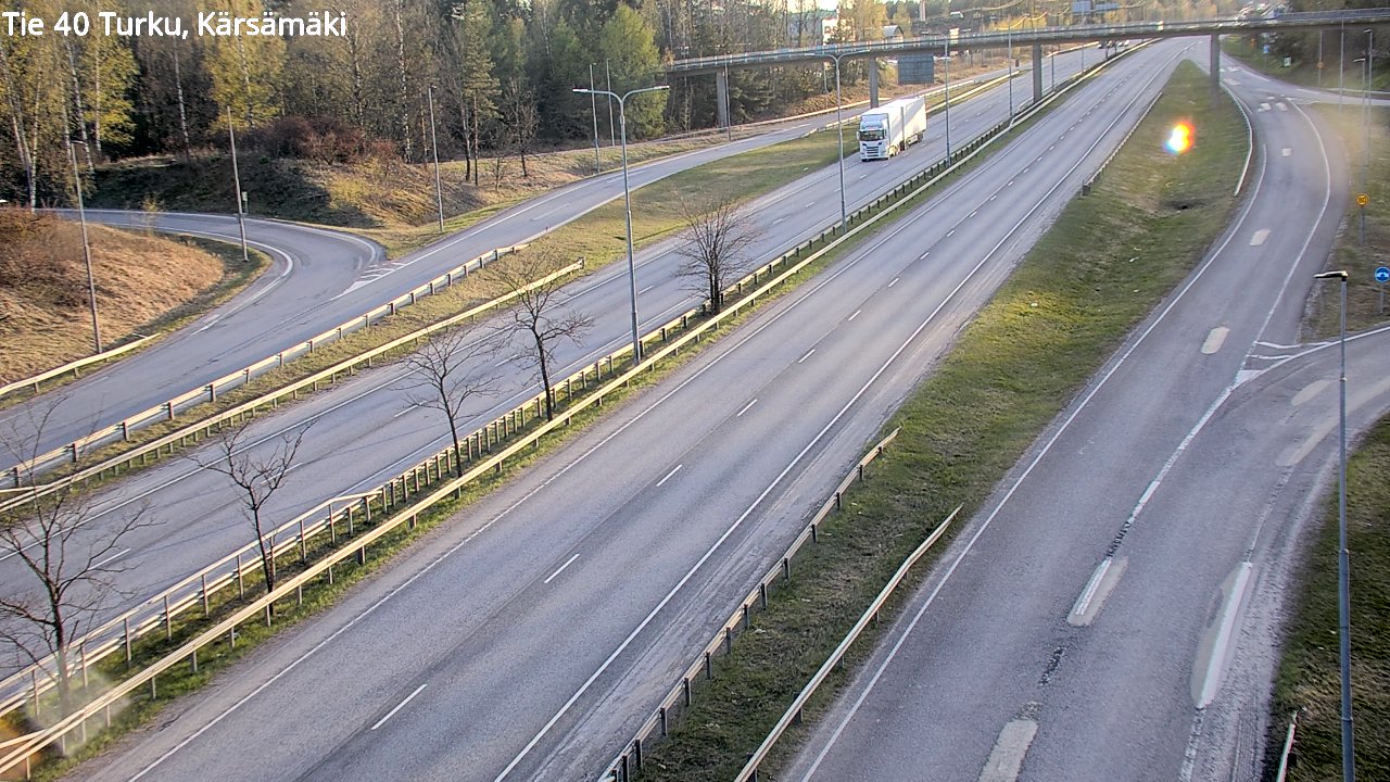 Weather Camera Image Väg 40 Åbo, Kärsämäki, Turku, Varsinais-Suomi