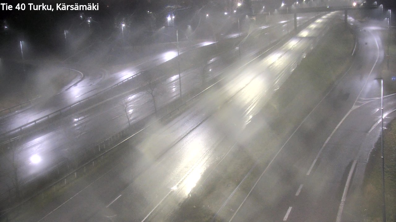 Weather Camera Image Väg 40 Åbo, Kärsämäki, Turku, Varsinais-Suomi