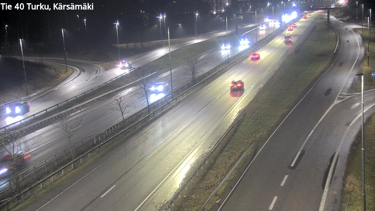 Weather Camera Image Väg 40 Åbo, Kärsämäki, Turku, Varsinais-Suomi