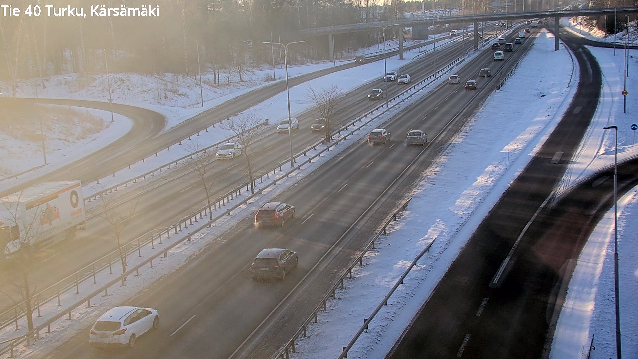 Weather Camera Image Väg 40 Åbo, Kärsämäki, Turku, Varsinais-Suomi