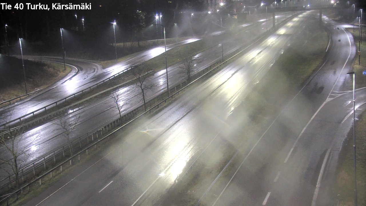 Weather Camera Image Väg 40 Åbo, Kärsämäki, Turku, Varsinais-Suomi