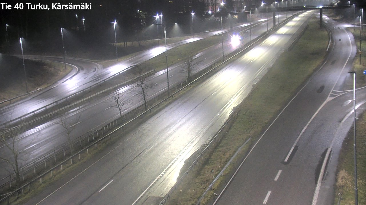 Weather Camera Image Väg 40 Åbo, Kärsämäki, Turku, Varsinais-Suomi
