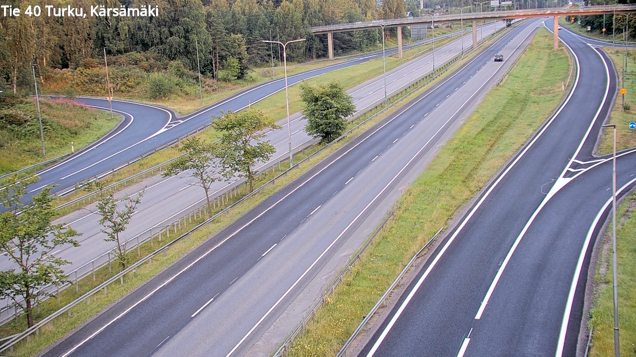 Weather Camera Image Road 40 Turku, Kärsämäki, Turku, Varsinais-Suomi