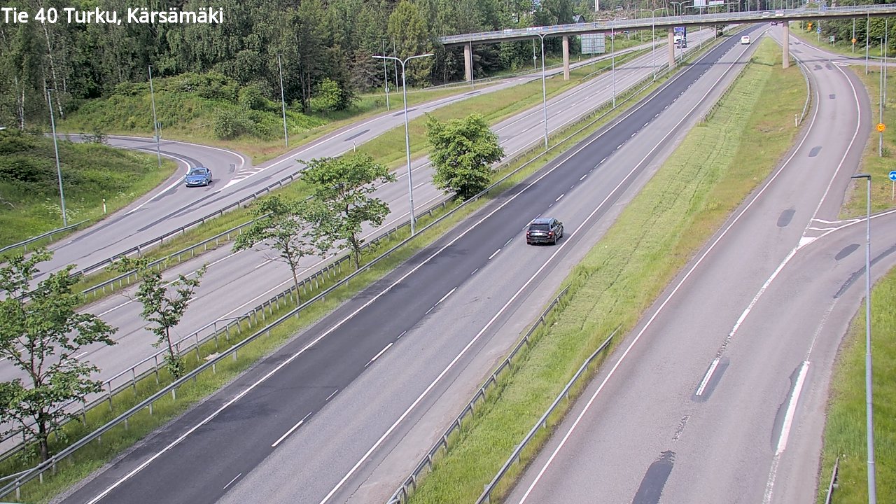 Weather Camera Image Väg 40 Åbo, Kärsämäki, Turku, Varsinais-Suomi