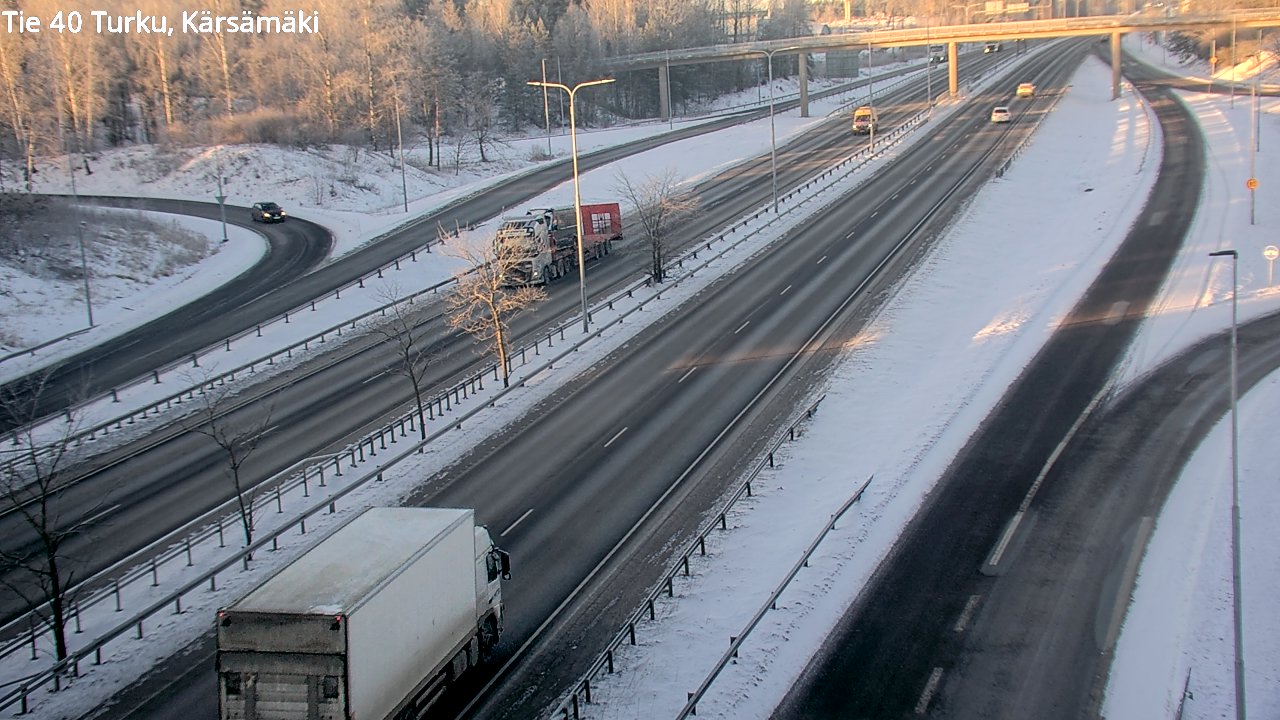 Weather Camera Image Road 40 Turku, Kärsämäki, Turku, Varsinais-Suomi