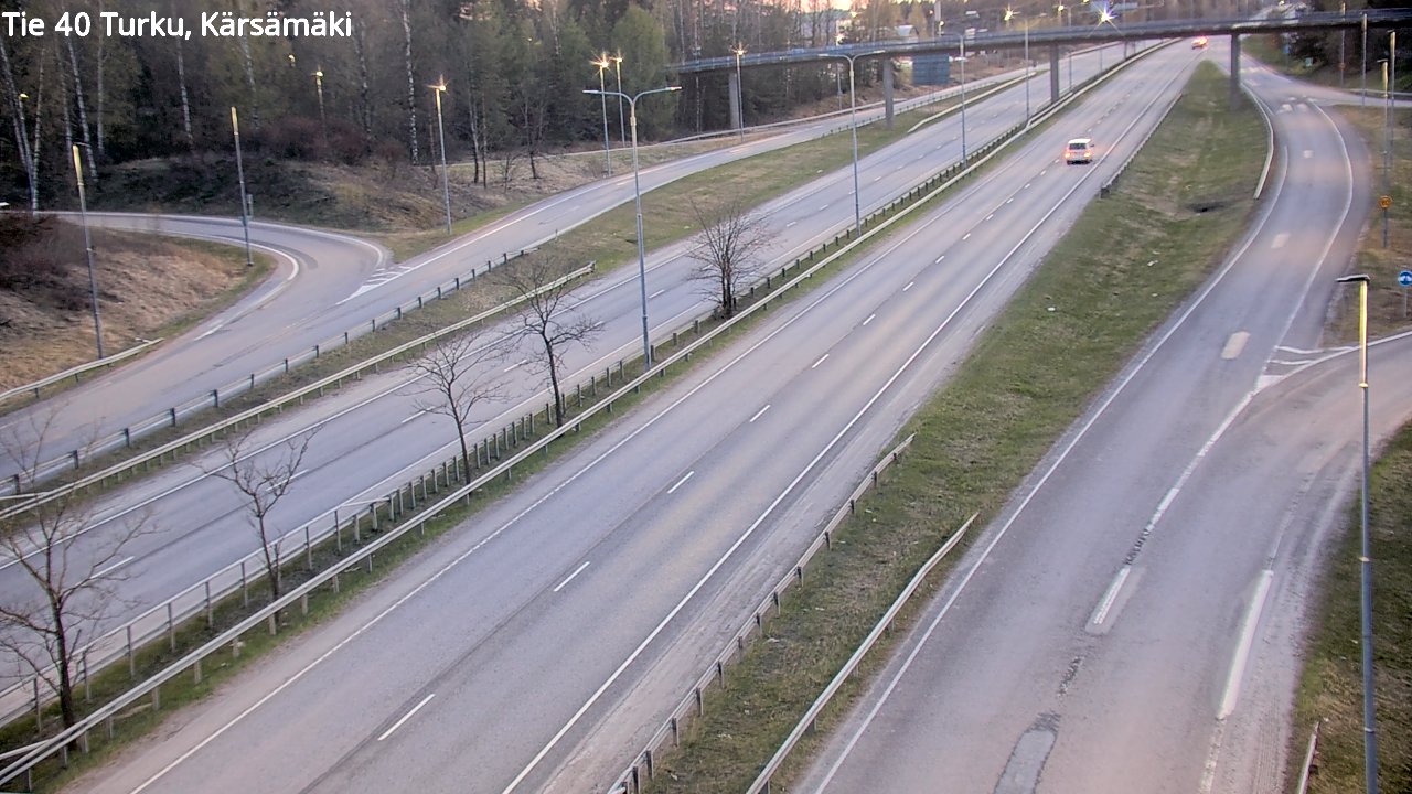 Weather Camera Image Road 40 Turku, Kärsämäki, Turku, Varsinais-Suomi
