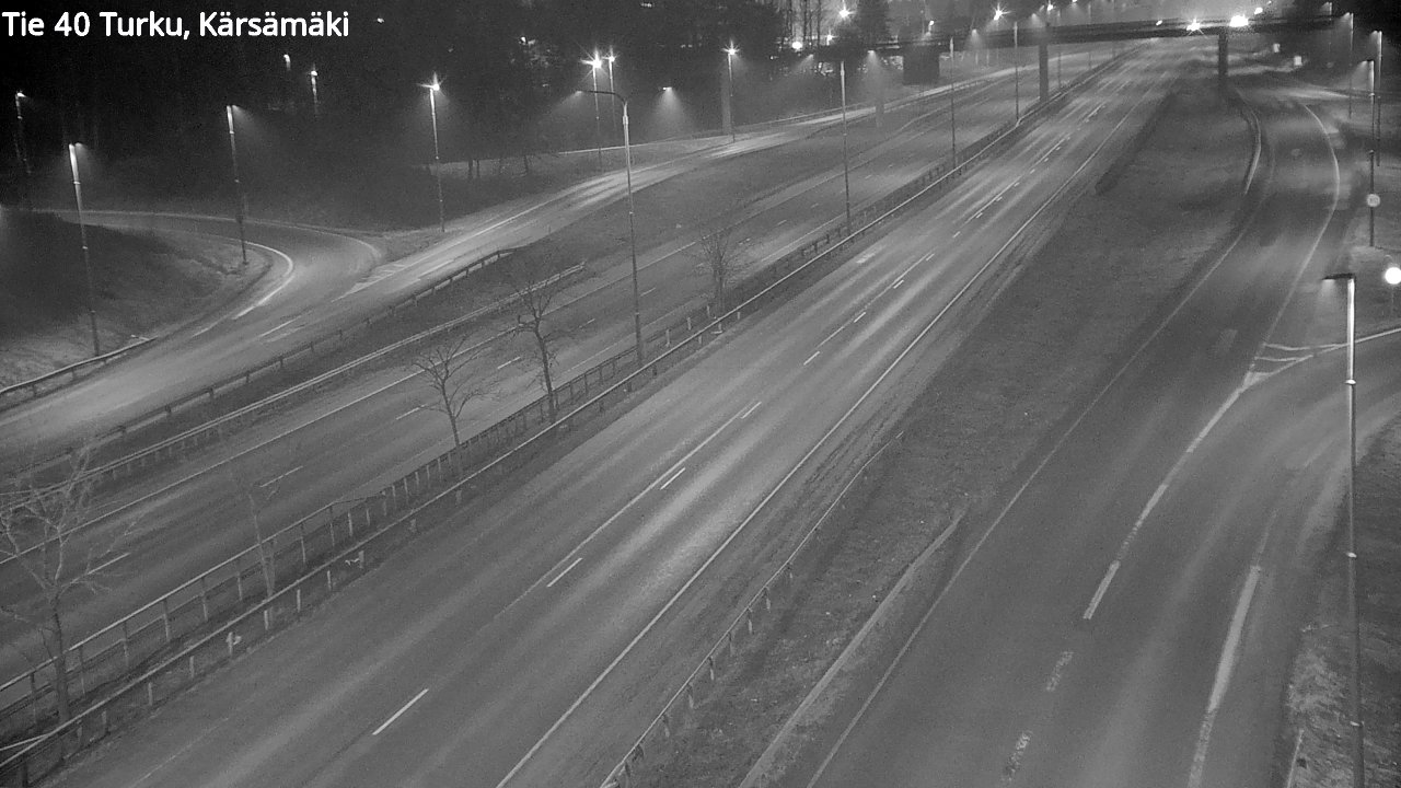 Weather Camera Image Road 40 Turku, Kärsämäki, Turku, Varsinais-Suomi