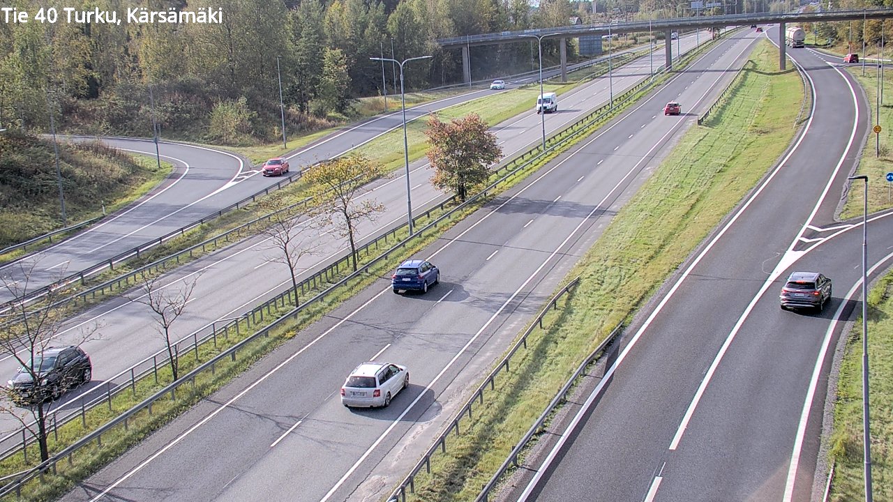 Weather Camera Image Road 40 Turku, Kärsämäki, Turku, Varsinais-Suomi