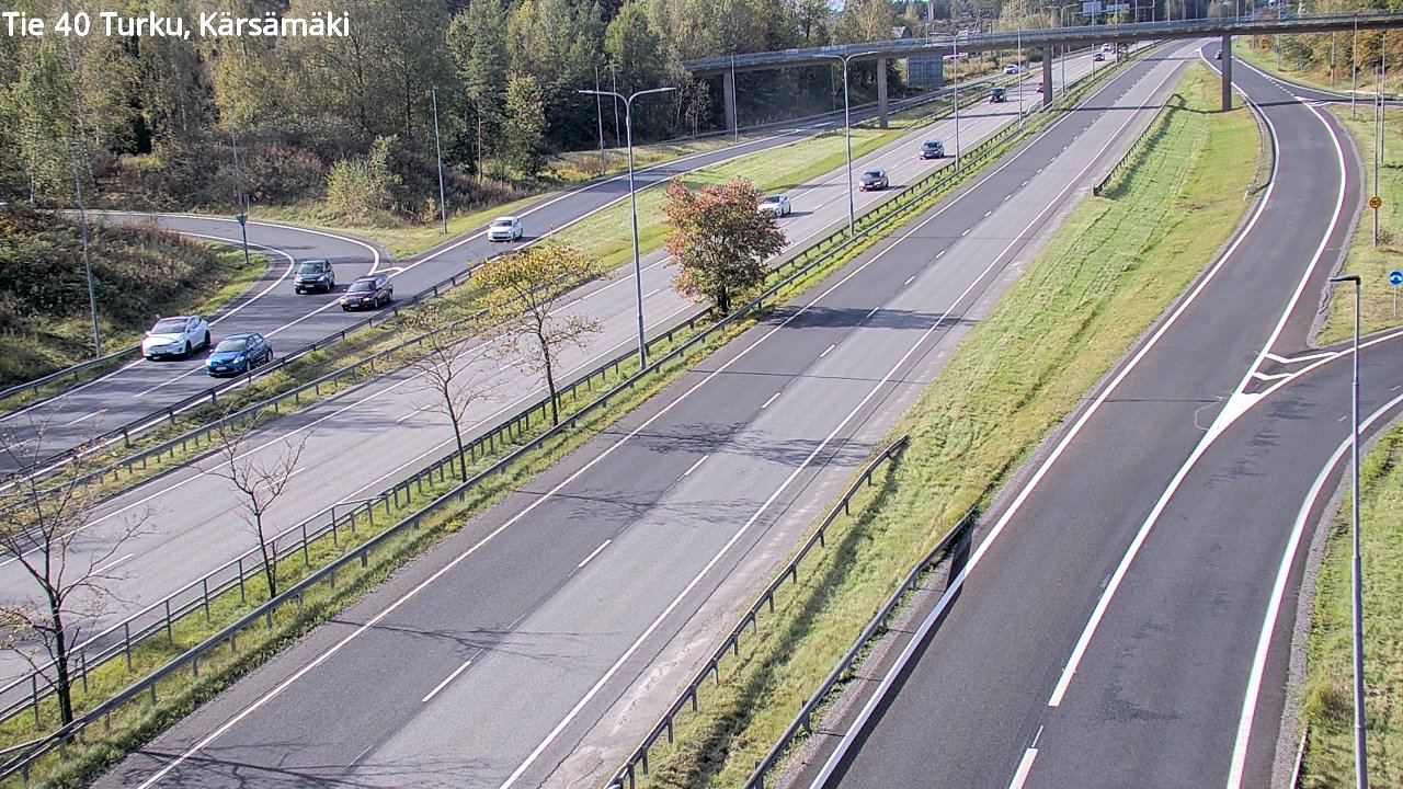 Weather Camera Image Road 40 Turku, Kärsämäki, Turku, Varsinais-Suomi