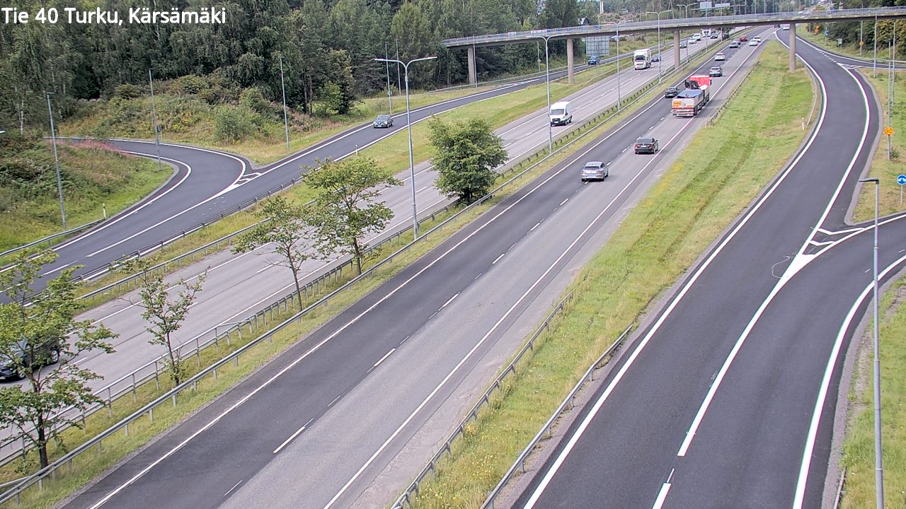 Weather Camera Image Road 40 Turku, Kärsämäki, Turku, Varsinais-Suomi
