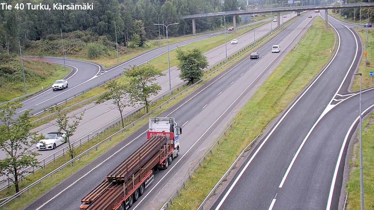 Weather Camera Image Road 40 Turku, Kärsämäki, Turku, Varsinais-Suomi