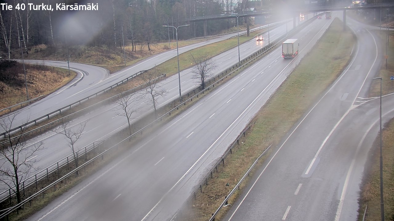 Weather Camera Image Väg 40 Åbo, Kärsämäki, Turku, Varsinais-Suomi