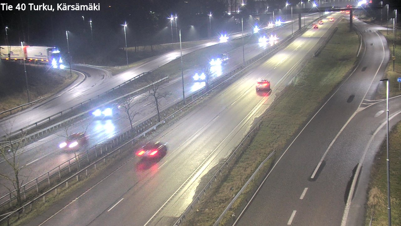 Weather Camera Image Väg 40 Åbo, Kärsämäki, Turku, Varsinais-Suomi