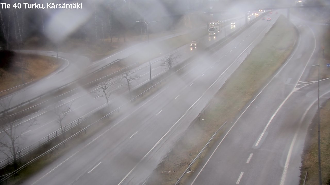Weather Camera Image Väg 40 Åbo, Kärsämäki, Turku, Varsinais-Suomi