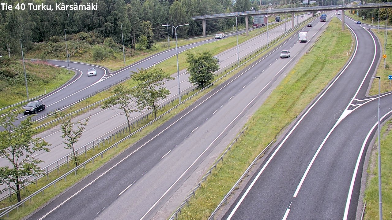 Weather Camera Image Road 40 Turku, Kärsämäki, Turku, Varsinais-Suomi