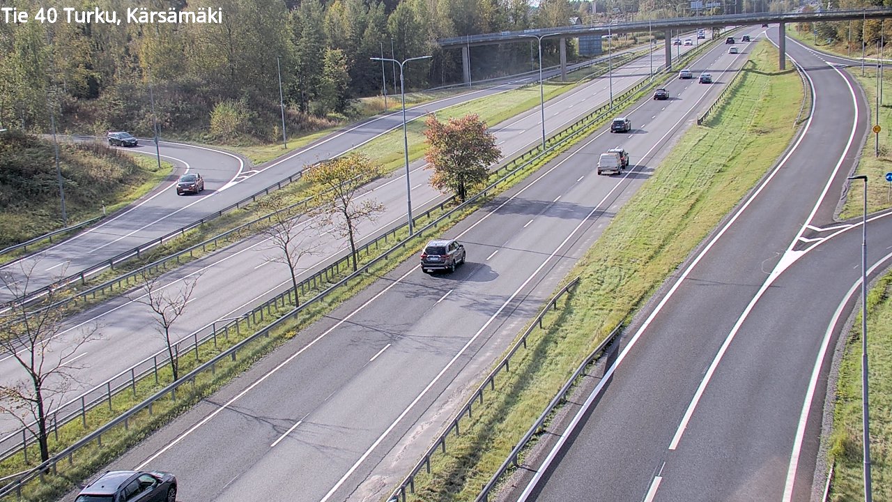 Weather Camera Image Road 40 Turku, Kärsämäki, Turku, Varsinais-Suomi