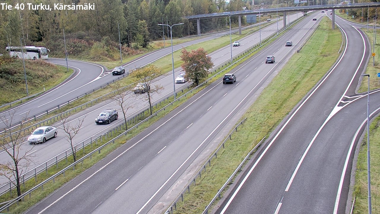 Weather Camera Image Road 40 Turku, Kärsämäki, Turku, Varsinais-Suomi
