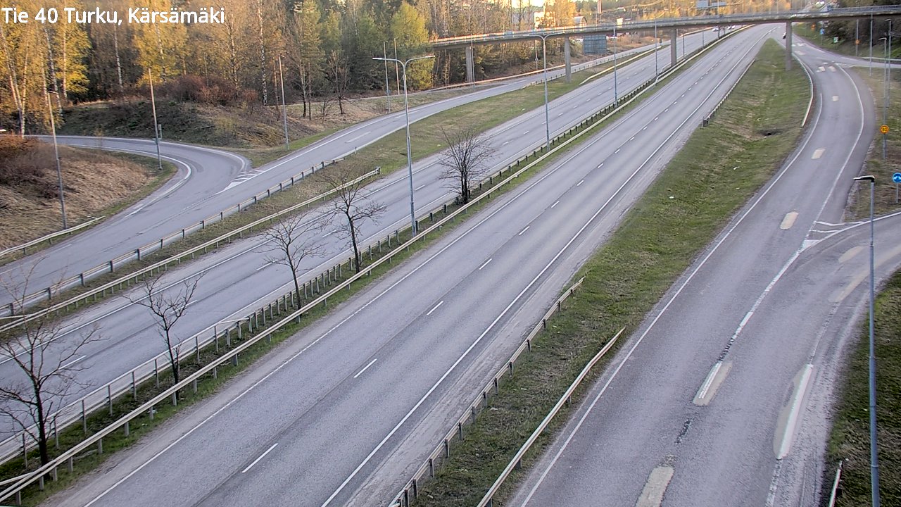 Weather Camera Image Road 40 Turku, Kärsämäki, Turku, Varsinais-Suomi