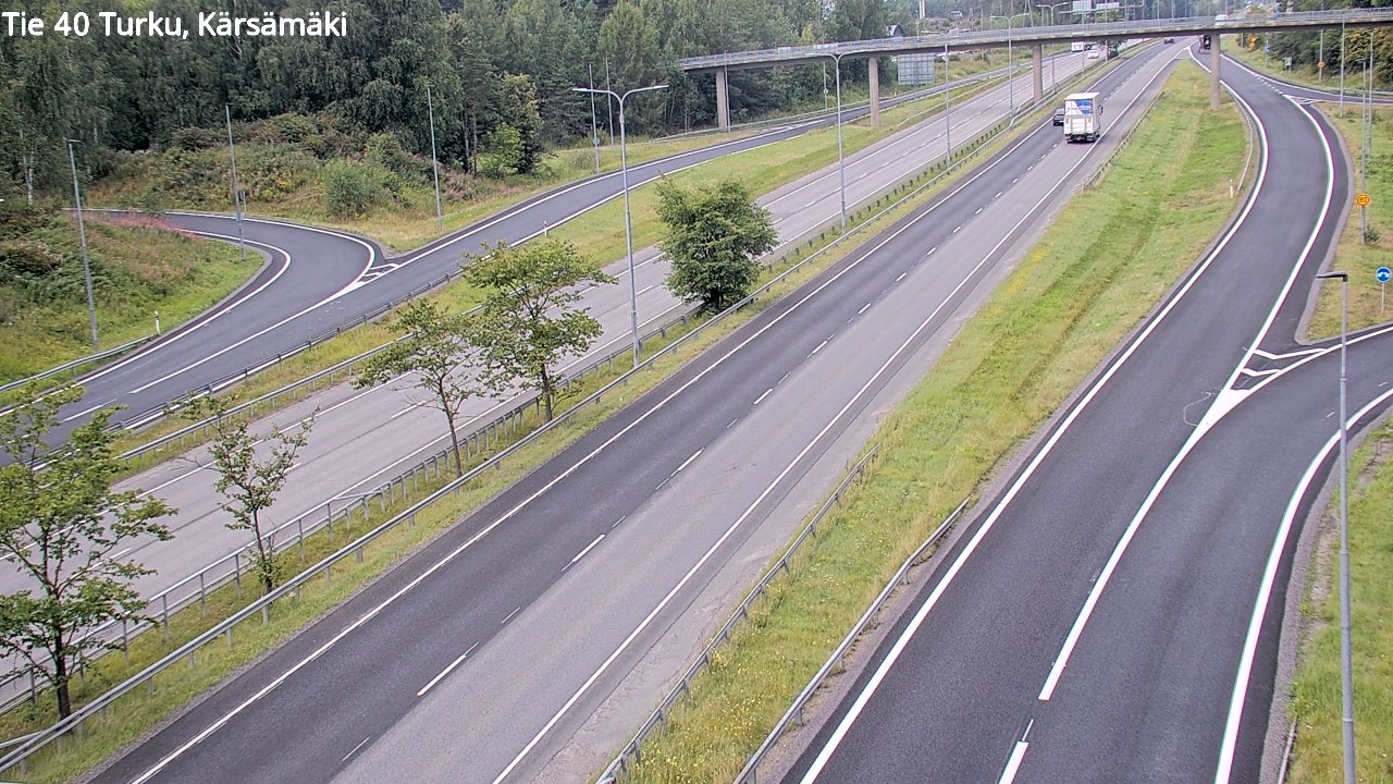Weather Camera Image Road 40 Turku, Kärsämäki, Turku, Varsinais-Suomi
