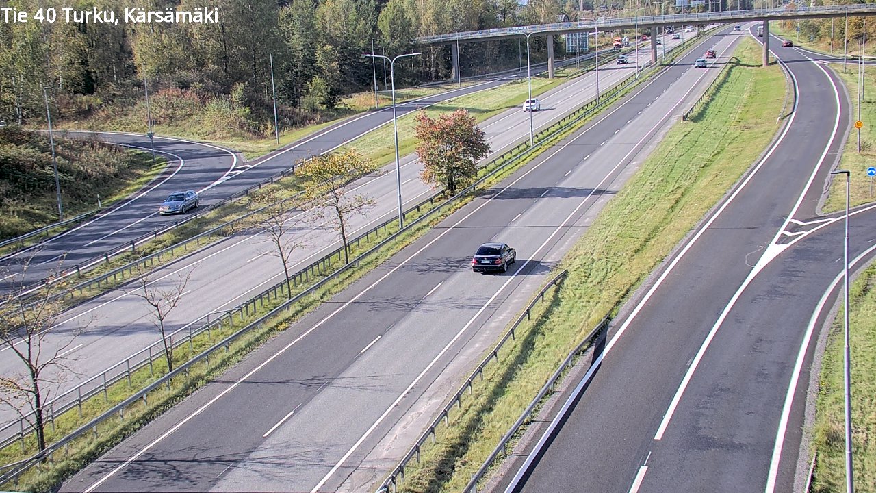 Weather Camera Image Road 40 Turku, Kärsämäki, Turku, Varsinais-Suomi