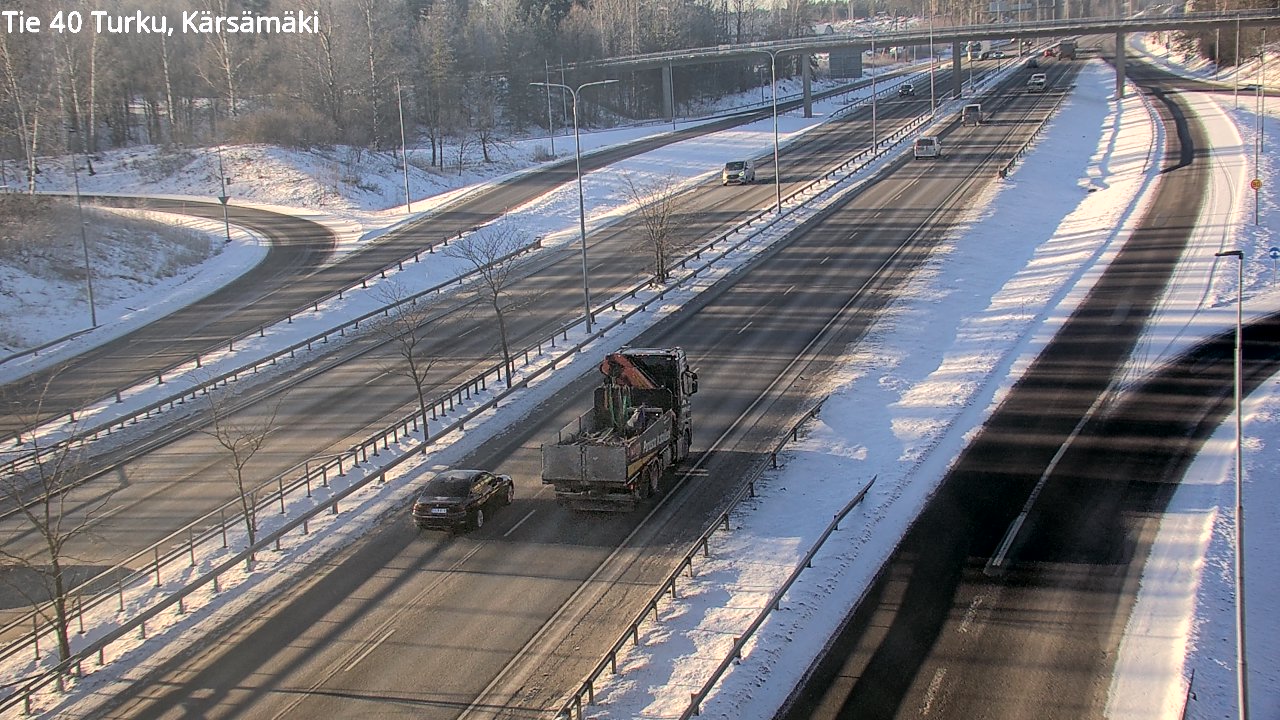 Weather Camera Image Road 40 Turku, Kärsämäki, Turku, Varsinais-Suomi