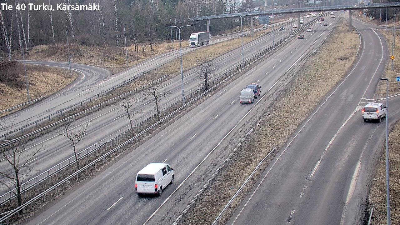 Weather Camera Image Road 40 Turku, Kärsämäki, Turku, Varsinais-Suomi