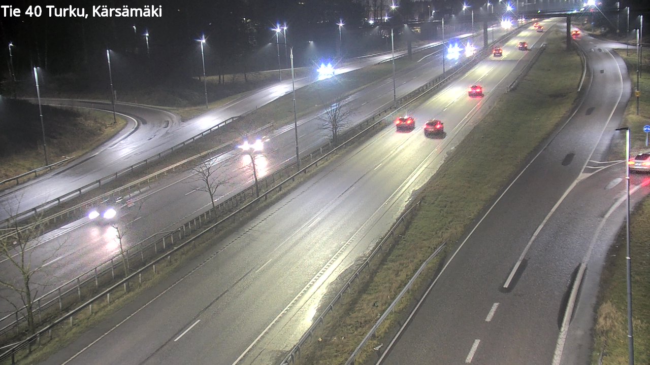 Weather Camera Image Väg 40 Åbo, Kärsämäki, Turku, Varsinais-Suomi