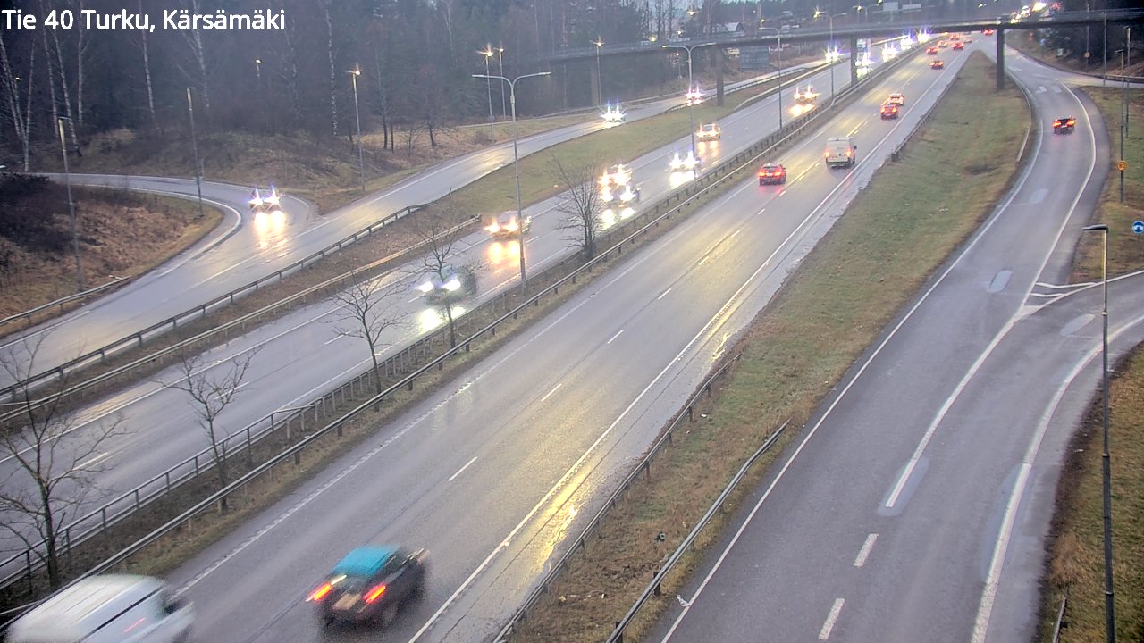 Weather Camera Image Väg 40 Åbo, Kärsämäki, Turku, Varsinais-Suomi