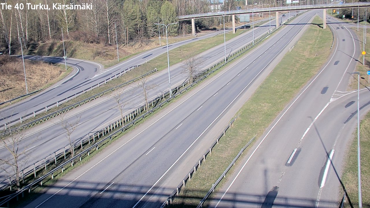 Weather Camera Image Väg 40 Åbo, Kärsämäki, Turku, Varsinais-Suomi