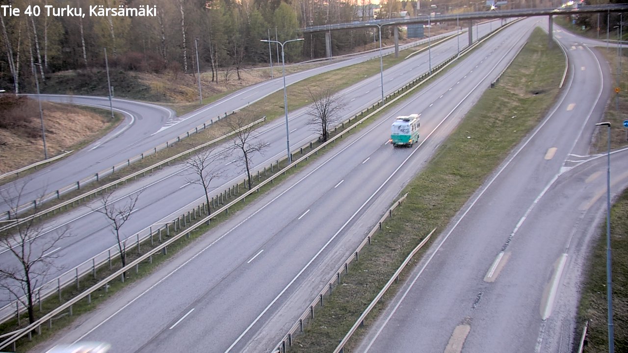 Weather Camera Image Road 40 Turku, Kärsämäki, Turku, Varsinais-Suomi