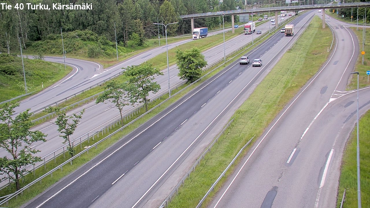 Kelikamerat Kuva Tie 40 Turku, Kärsämäki, Turku, Varsinais-Suomi