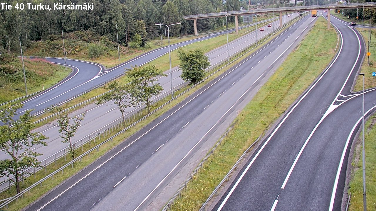 Weather Camera Image Road 40 Turku, Kärsämäki, Turku, Varsinais-Suomi