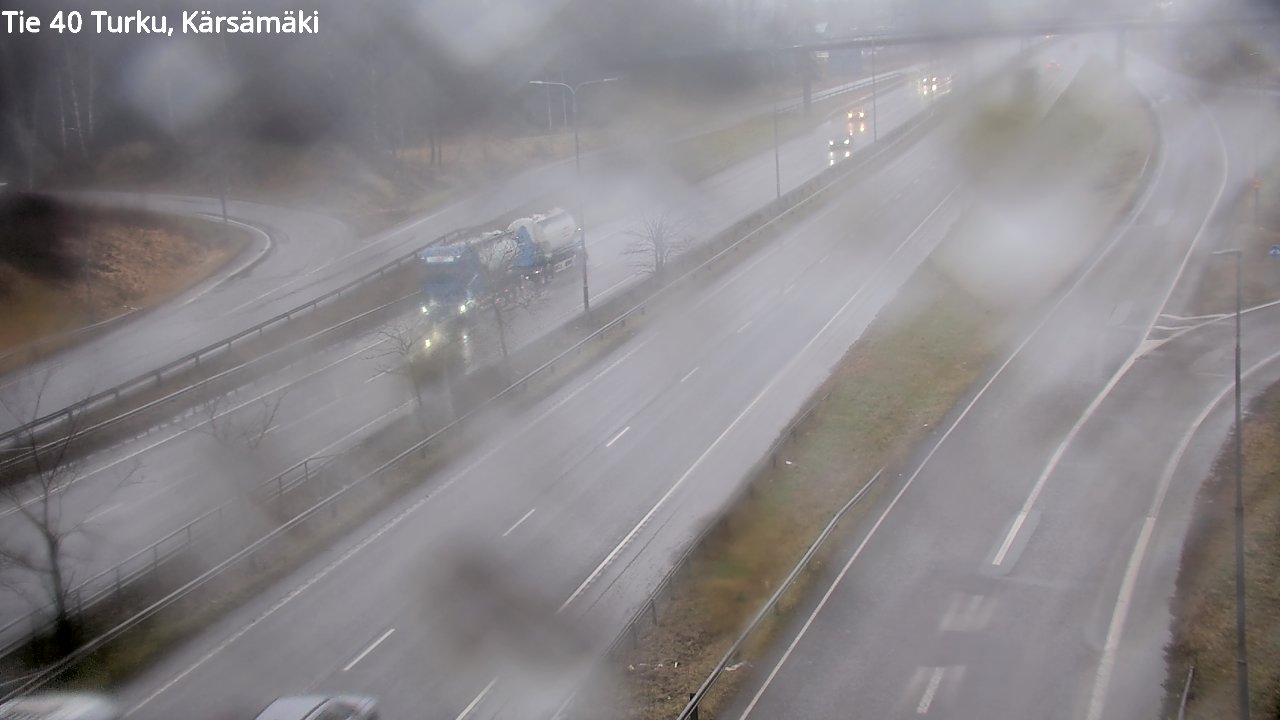 Weather Camera Image Väg 40 Åbo, Kärsämäki, Turku, Varsinais-Suomi