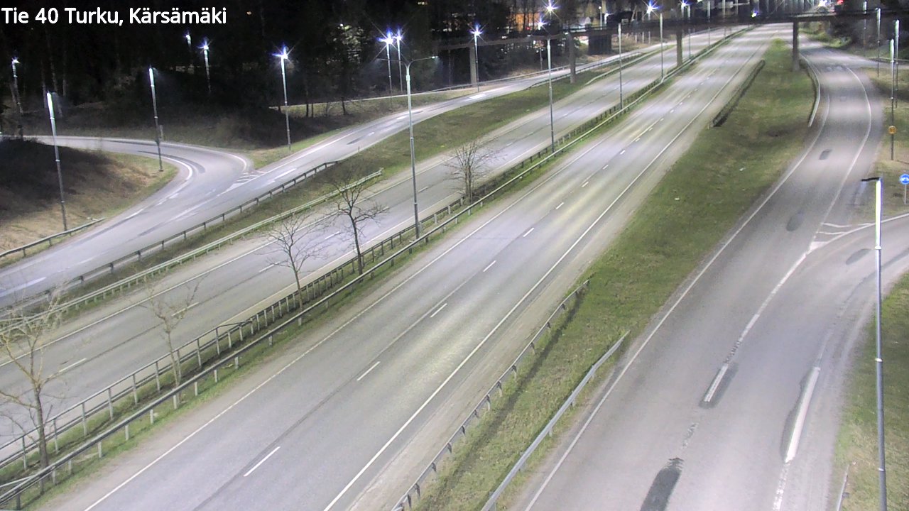 Weather Camera Image Road 40 Turku, Kärsämäki, Turku, Varsinais-Suomi