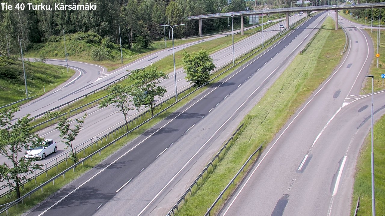 Weather Camera Image Väg 40 Åbo, Kärsämäki, Turku, Varsinais-Suomi