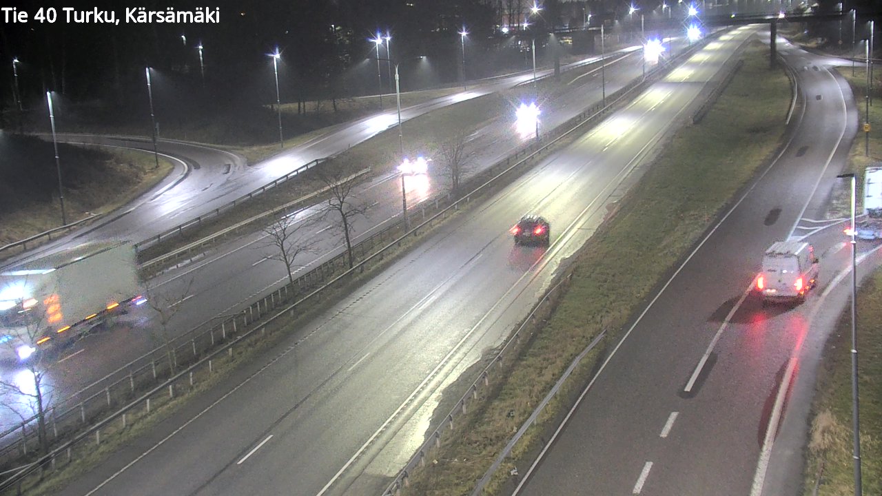 Weather Camera Image Väg 40 Åbo, Kärsämäki, Turku, Varsinais-Suomi