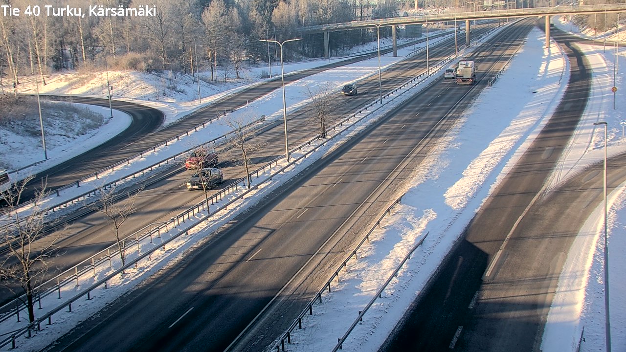 Weather Camera Image Road 40 Turku, Kärsämäki, Turku, Varsinais-Suomi
