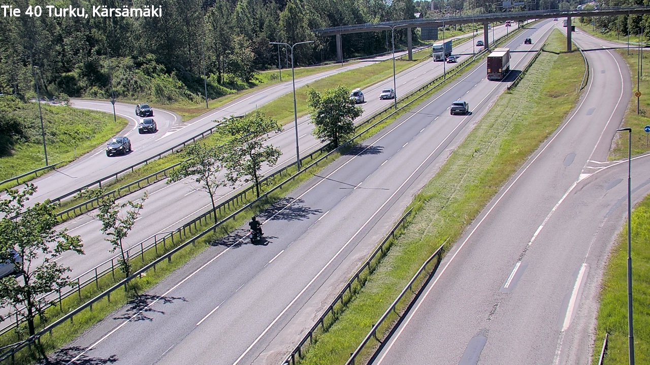 Weather Camera Image Väg 40 Åbo, Kärsämäki, Turku, Varsinais-Suomi