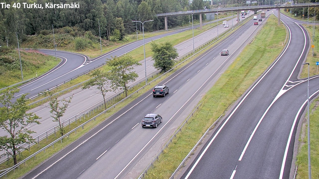 Weather Camera Image Road 40 Turku, Kärsämäki, Turku, Varsinais-Suomi
