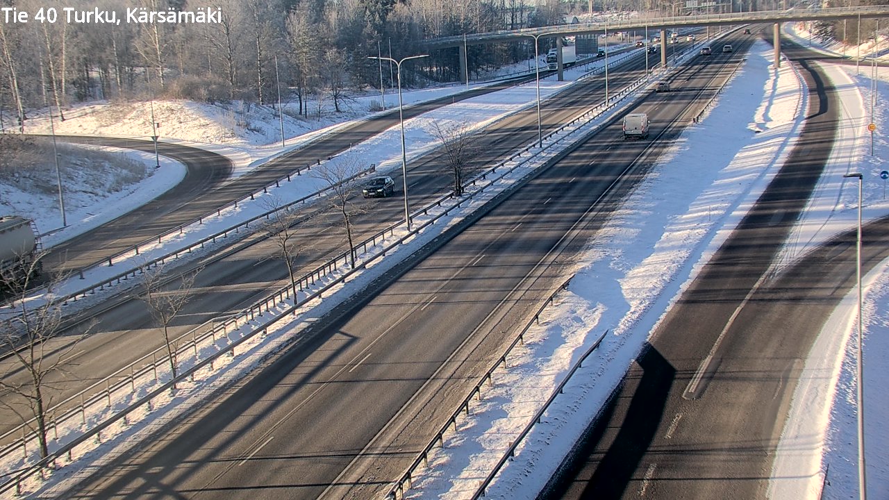 Weather Camera Image Road 40 Turku, Kärsämäki, Turku, Varsinais-Suomi