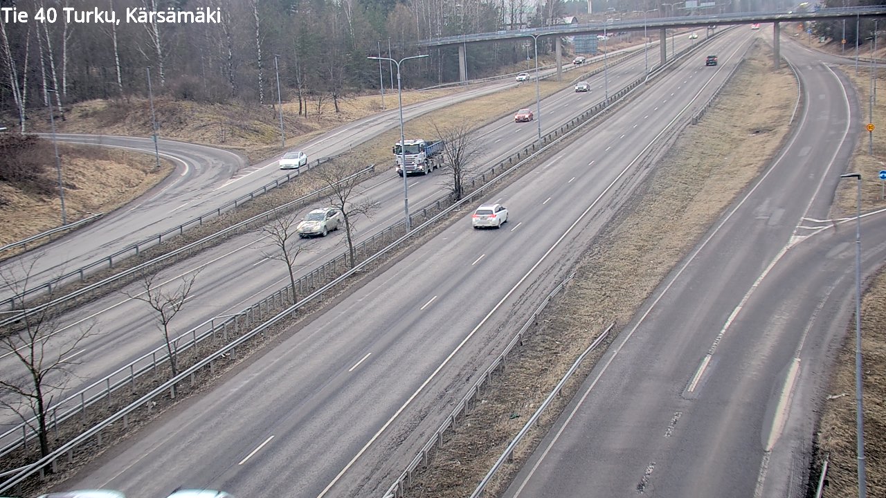 Weather Camera Image Road 40 Turku, Kärsämäki, Turku, Varsinais-Suomi