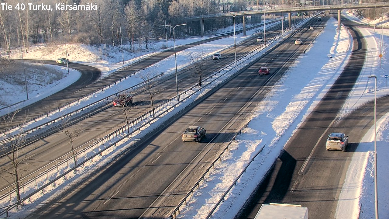 Weather Camera Image Road 40 Turku, Kärsämäki, Turku, Varsinais-Suomi