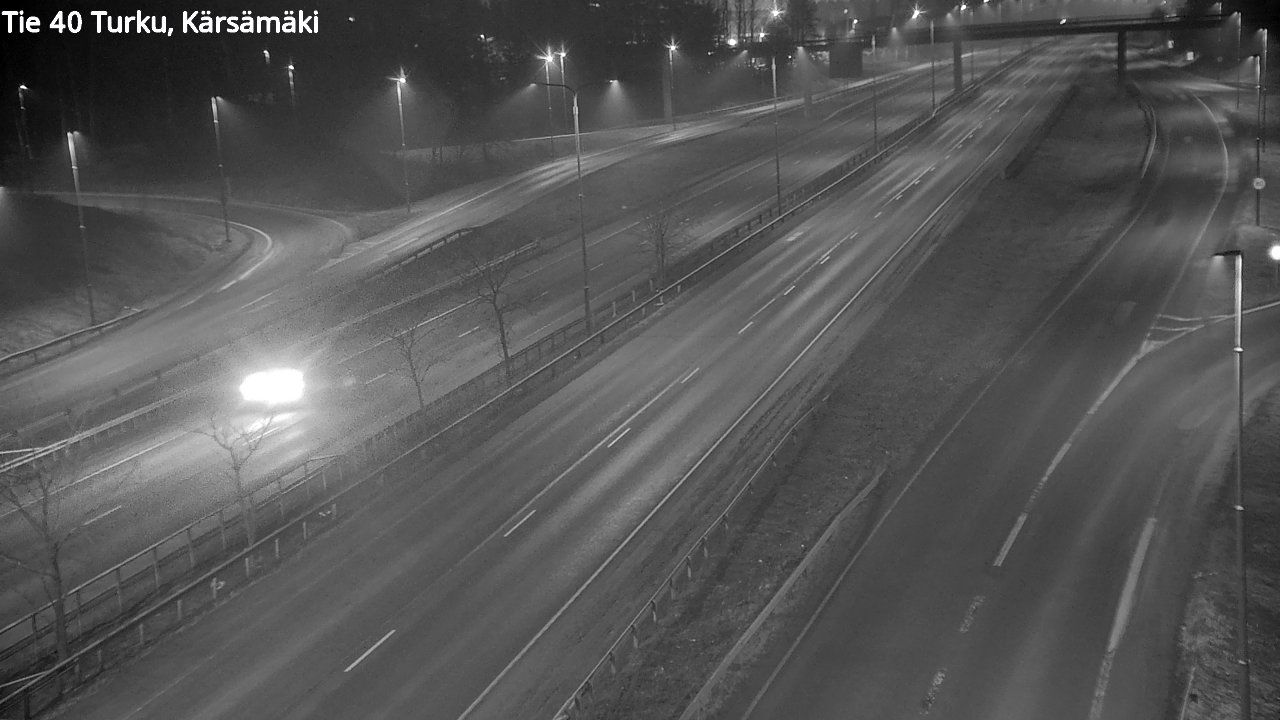 Weather Camera Image Road 40 Turku, Kärsämäki, Turku, Varsinais-Suomi