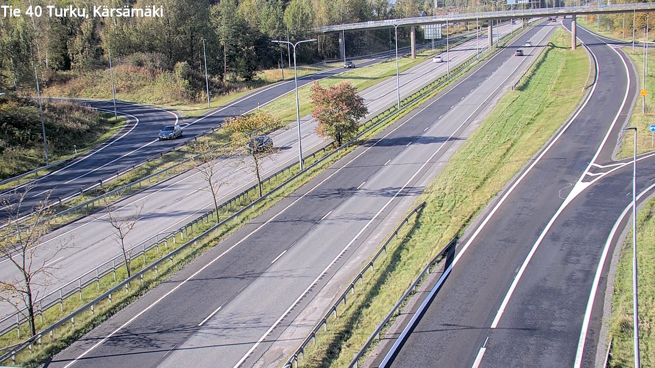 Weather Camera Image Road 40 Turku, Kärsämäki, Turku, Varsinais-Suomi