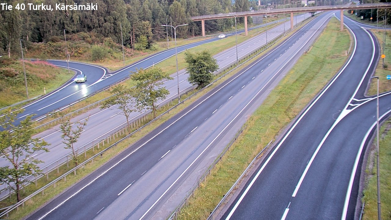Weather Camera Image Road 40 Turku, Kärsämäki, Turku, Varsinais-Suomi