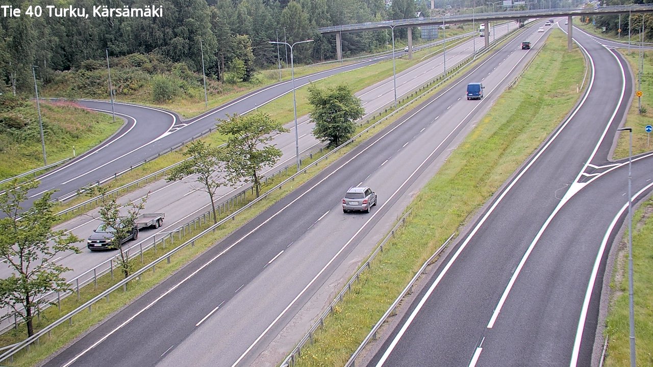 Weather Camera Image Road 40 Turku, Kärsämäki, Turku, Varsinais-Suomi