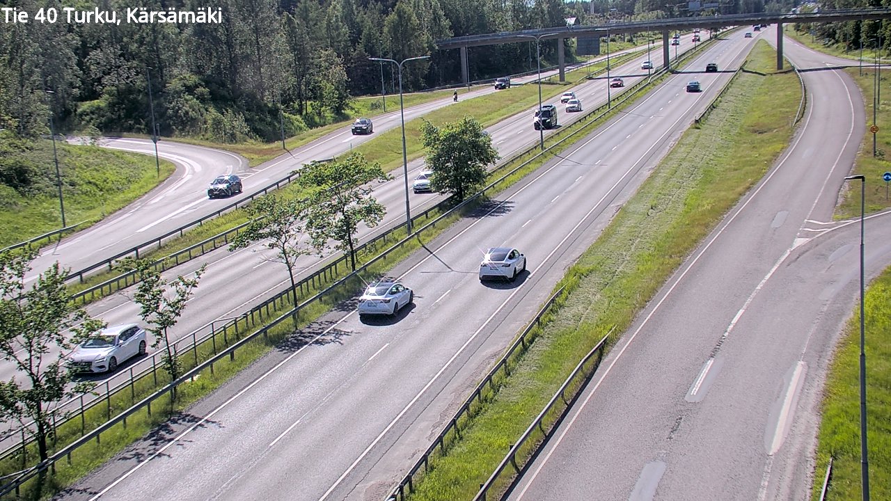 Weather Camera Image Väg 40 Åbo, Kärsämäki, Turku, Varsinais-Suomi