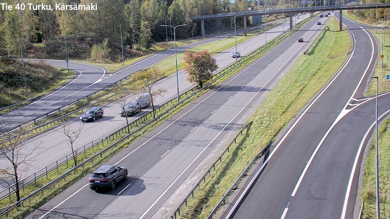 Weather Camera Image Road 40 Turku, Kärsämäki, Turku, Varsinais-Suomi