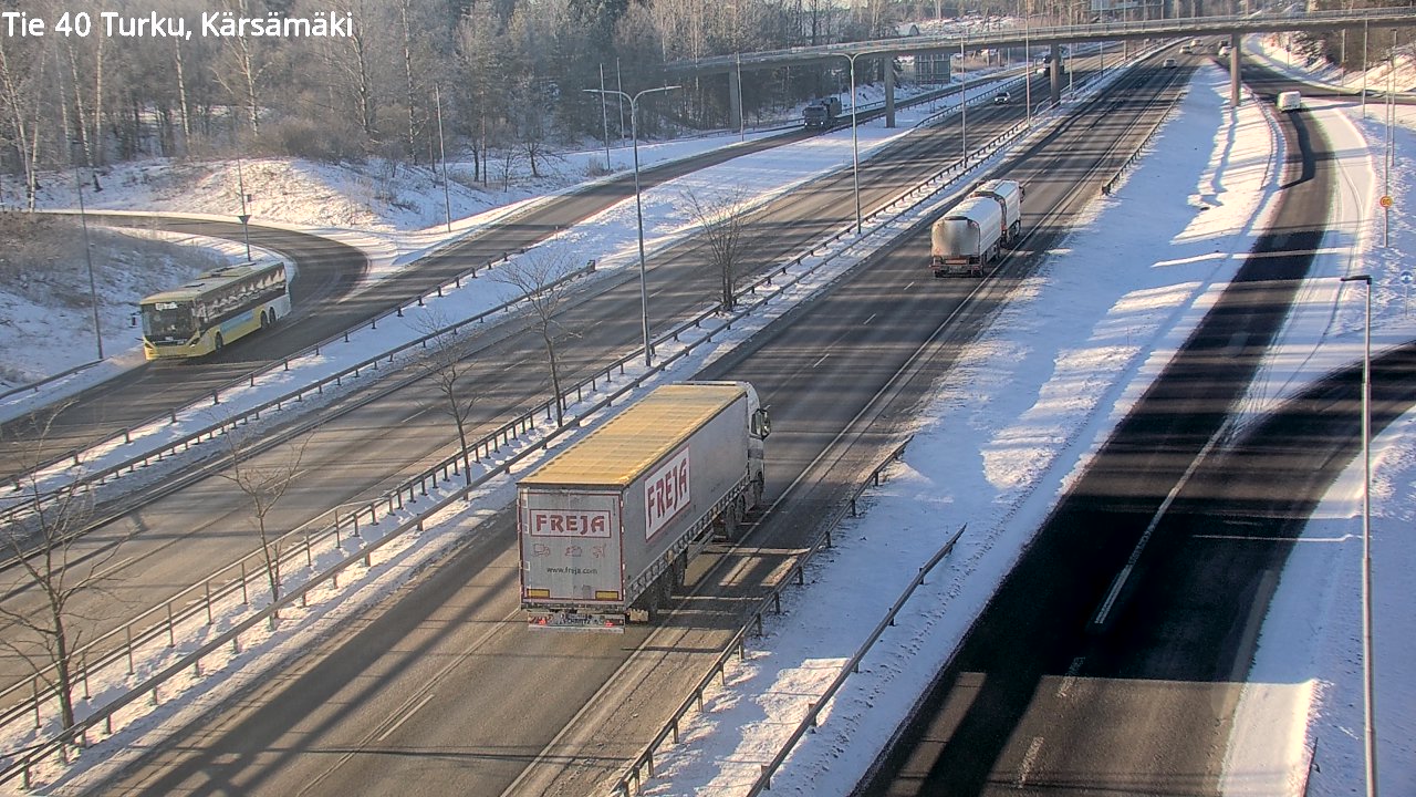 Weather Camera Image Road 40 Turku, Kärsämäki, Turku, Varsinais-Suomi